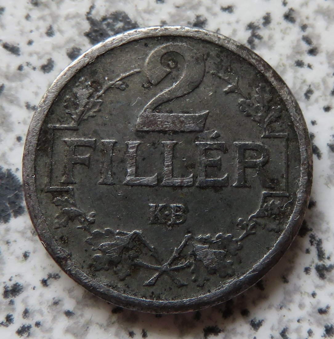  Ungarn 2 Filler 1918   