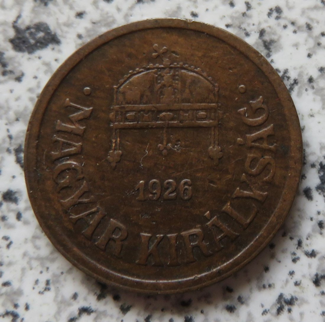  Ungarn 2 Filler 1926   