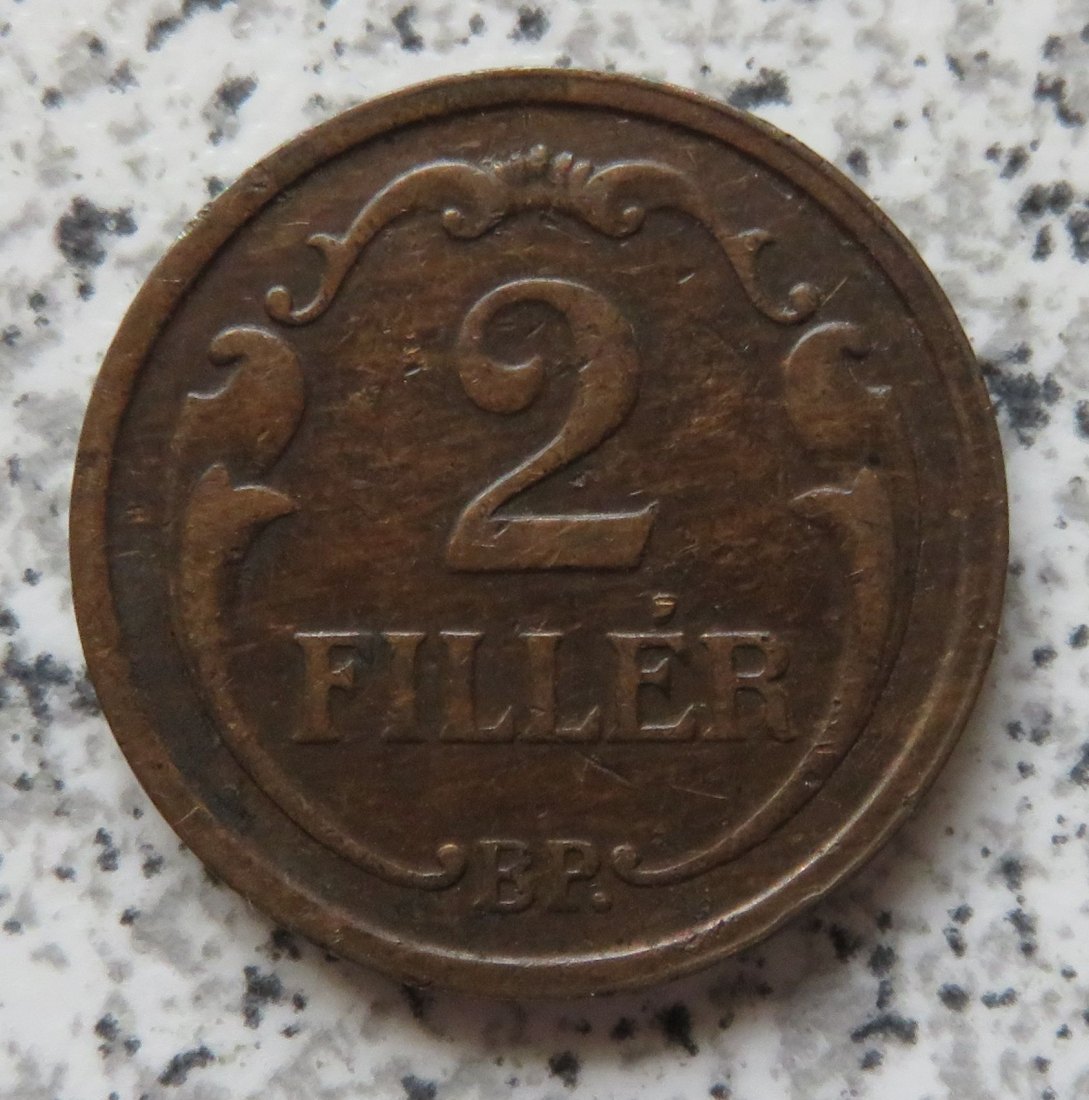  Ungarn 2 Filler 1926   