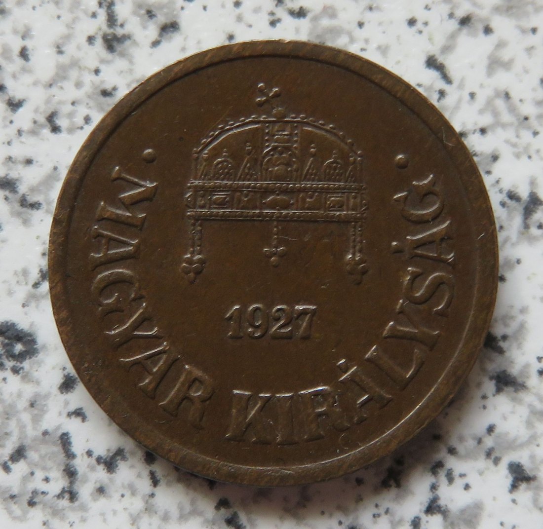  Ungarn 2 Filler 1927   