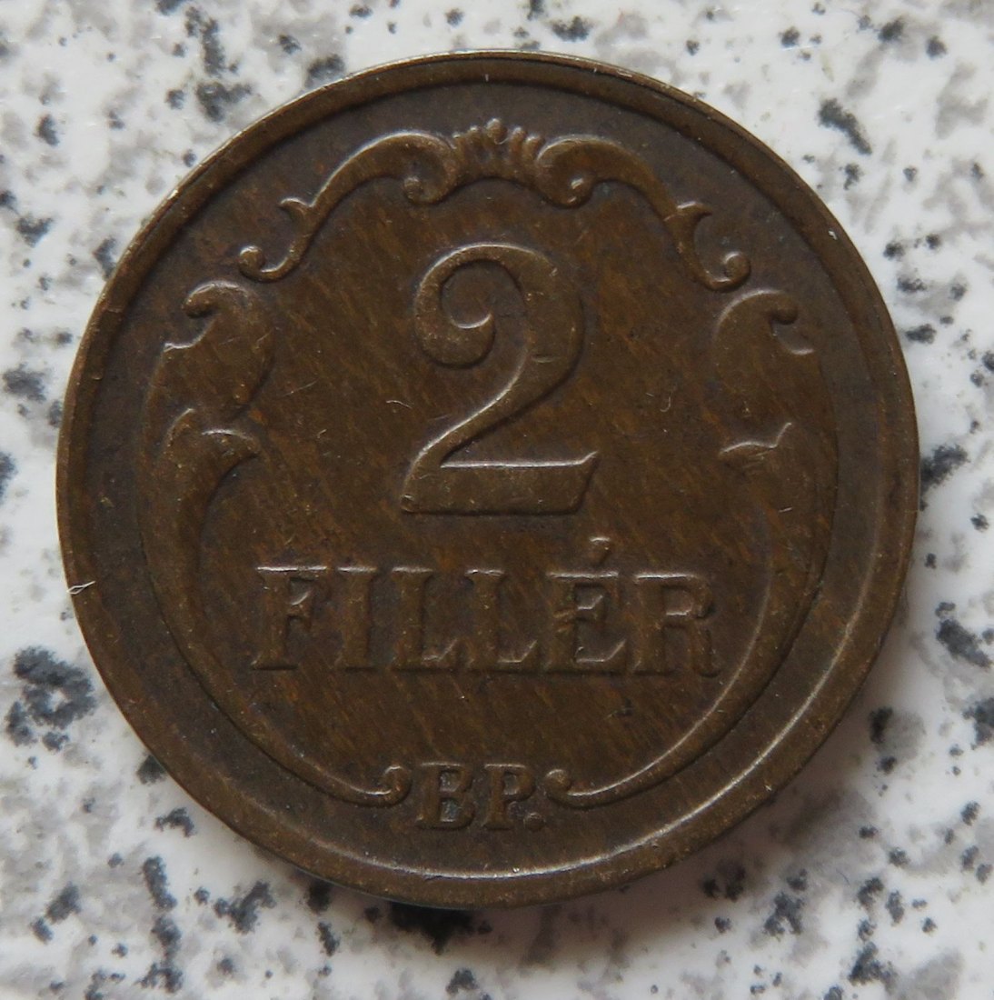  Ungarn 2 Filler 1927   