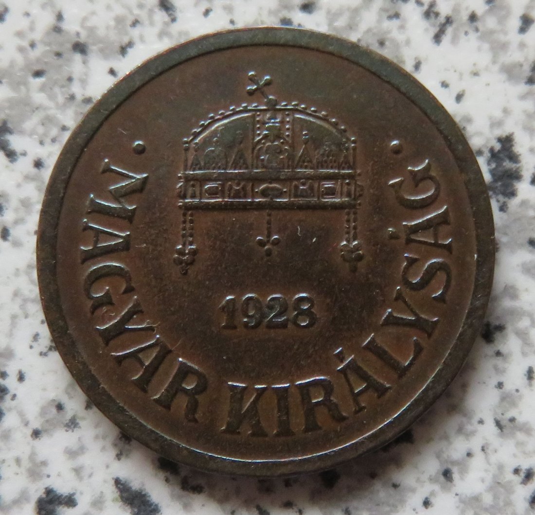  Ungarn 2 Filler 1928   
