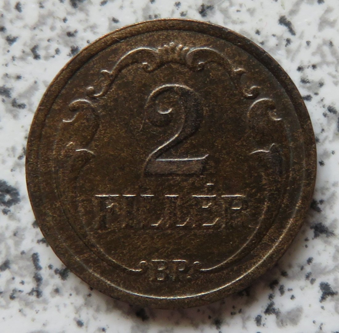  Ungarn 2 Filler 1928   
