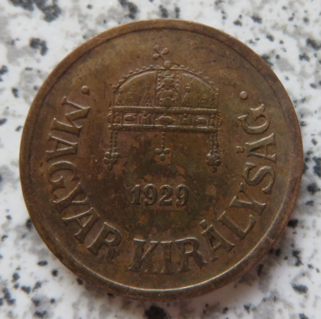  Ungarn 2 Filler 1929   