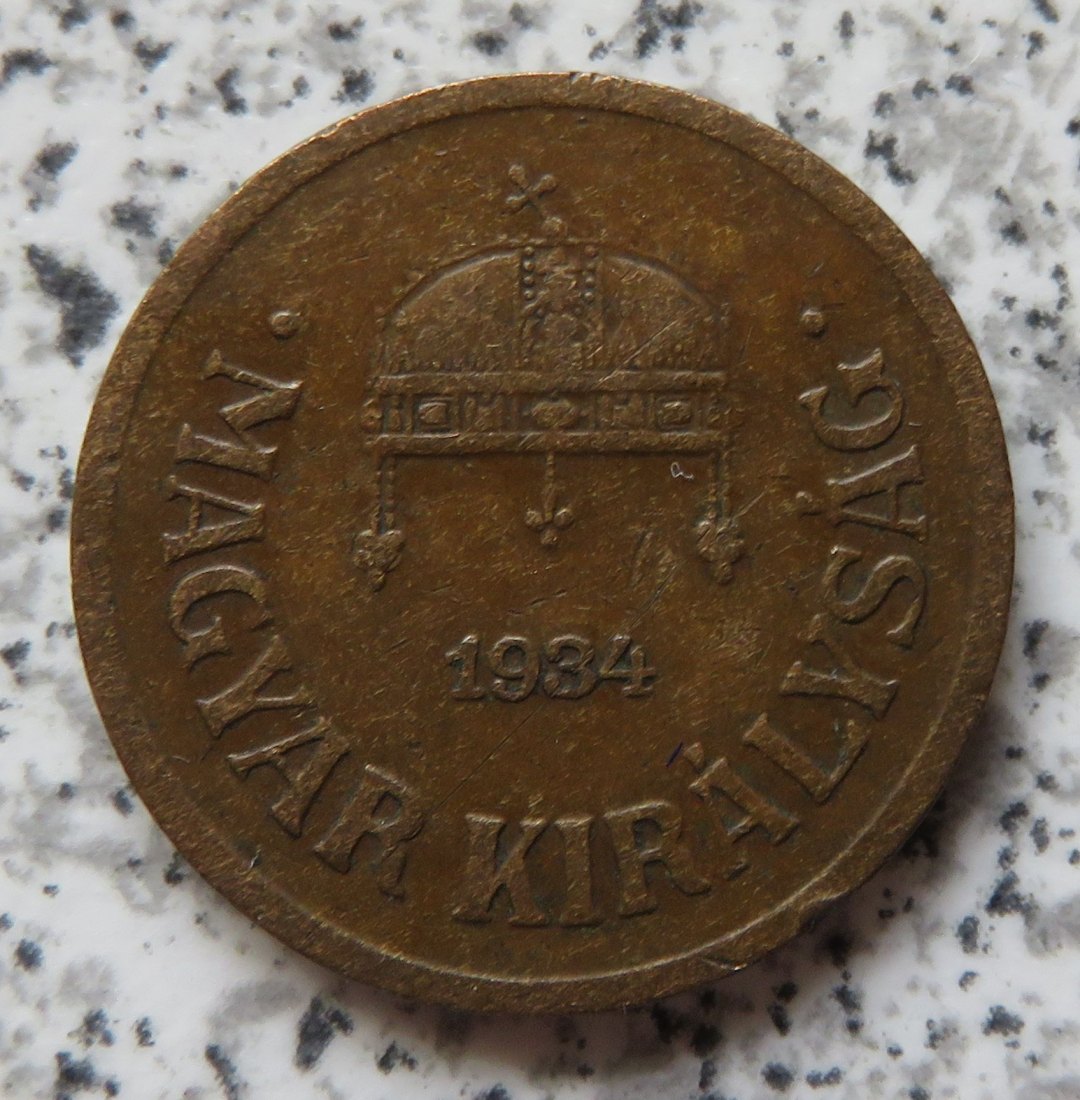  Ungarn 2 Filler 1934   