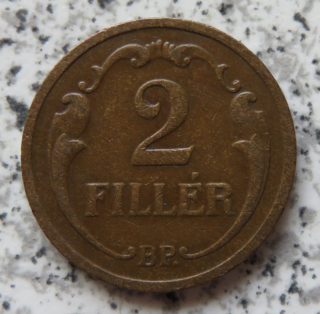  Ungarn 2 Filler 1934   