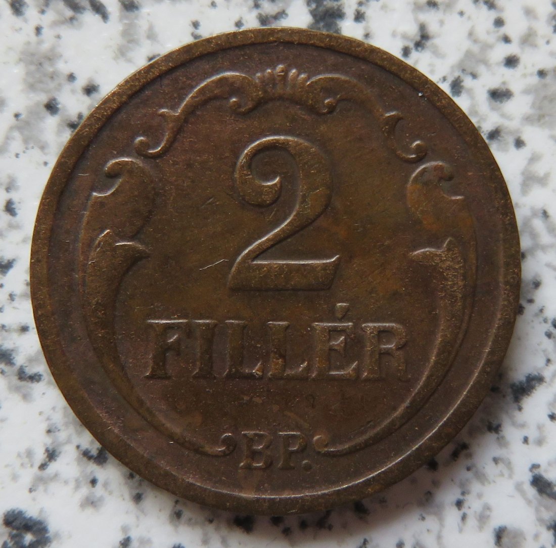  Ungarn 2 Filler 1935   
