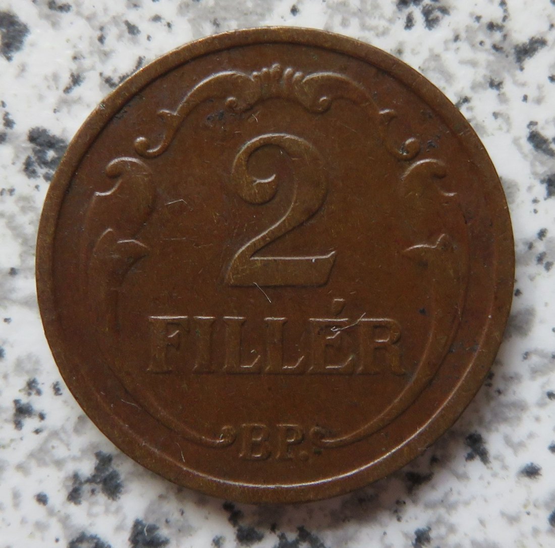  Ungarn 2 Filler 1937   