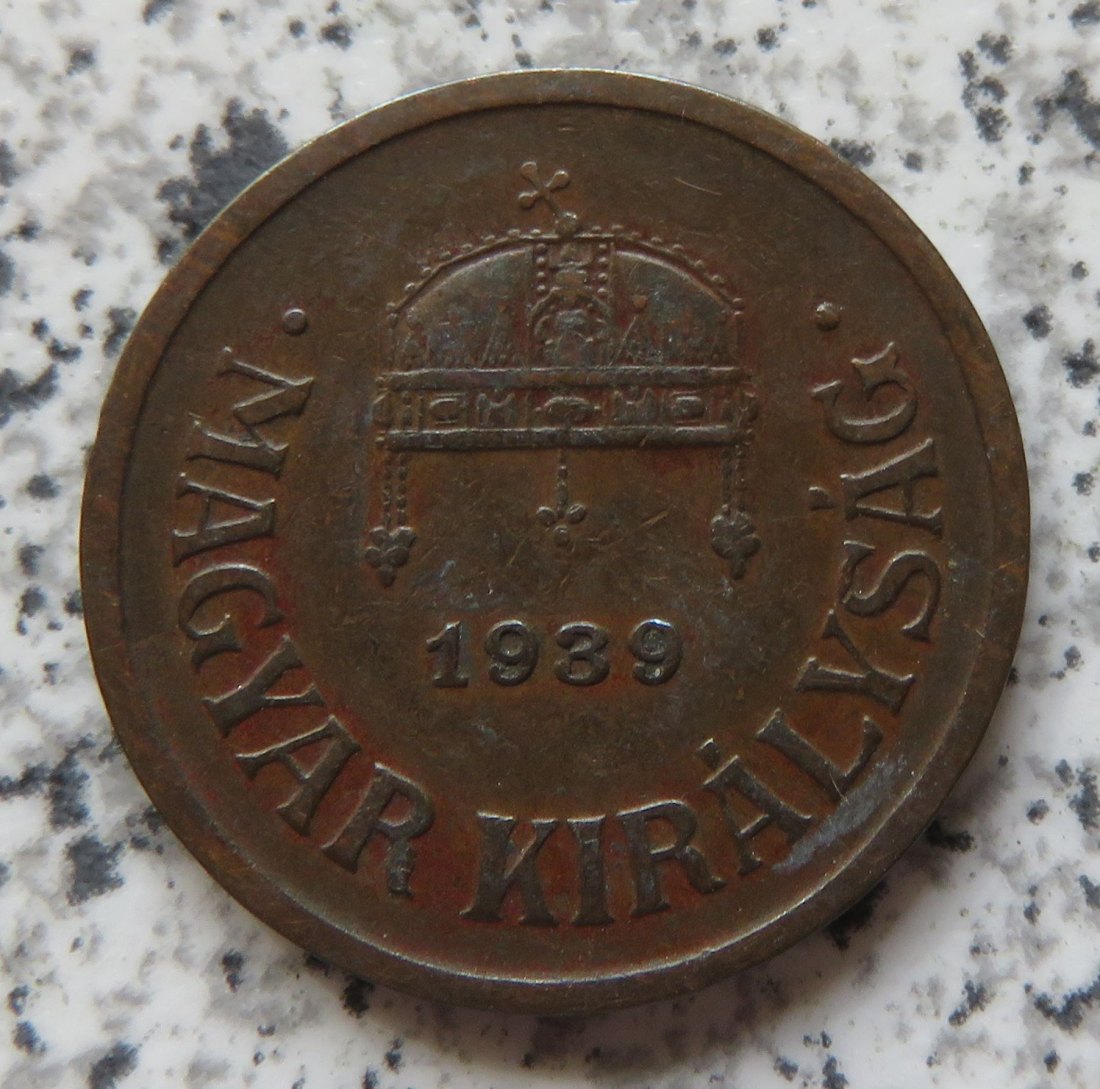  Ungarn 2 Filler 1939   