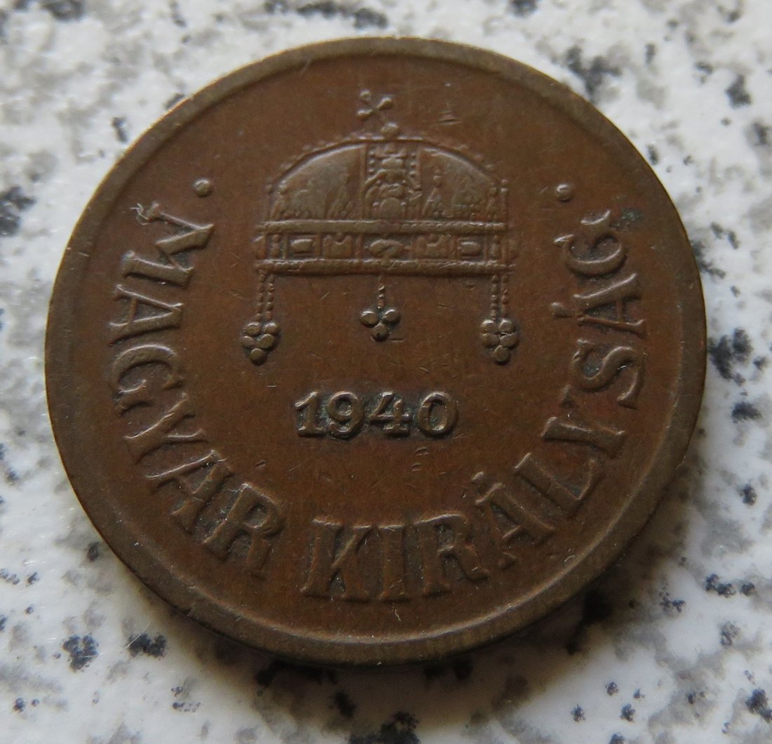  Ungarn 2 Filler 1940   