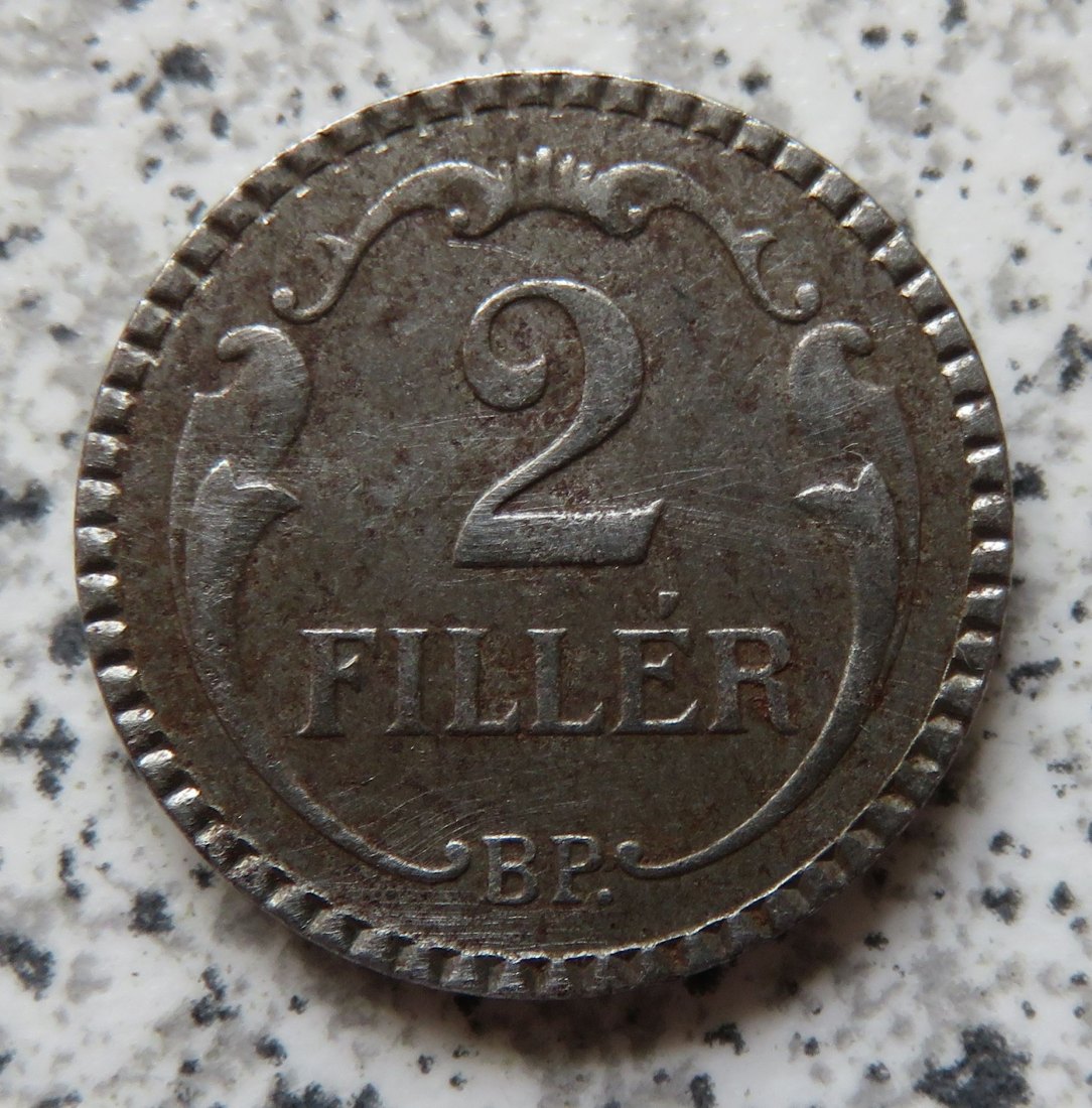 Ungarn 2 Filler 1940   