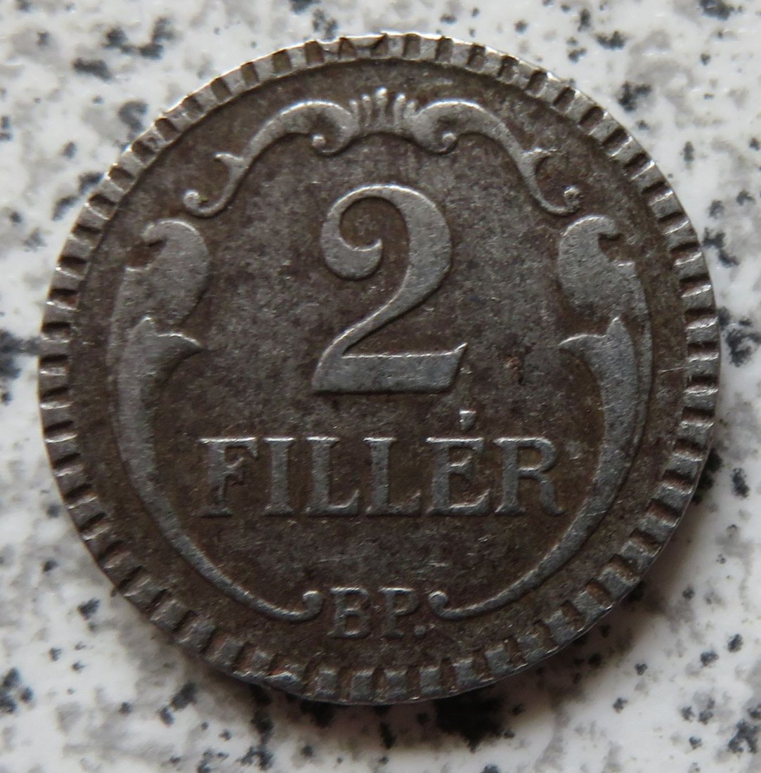  Ungarn 2 Filler 1940   