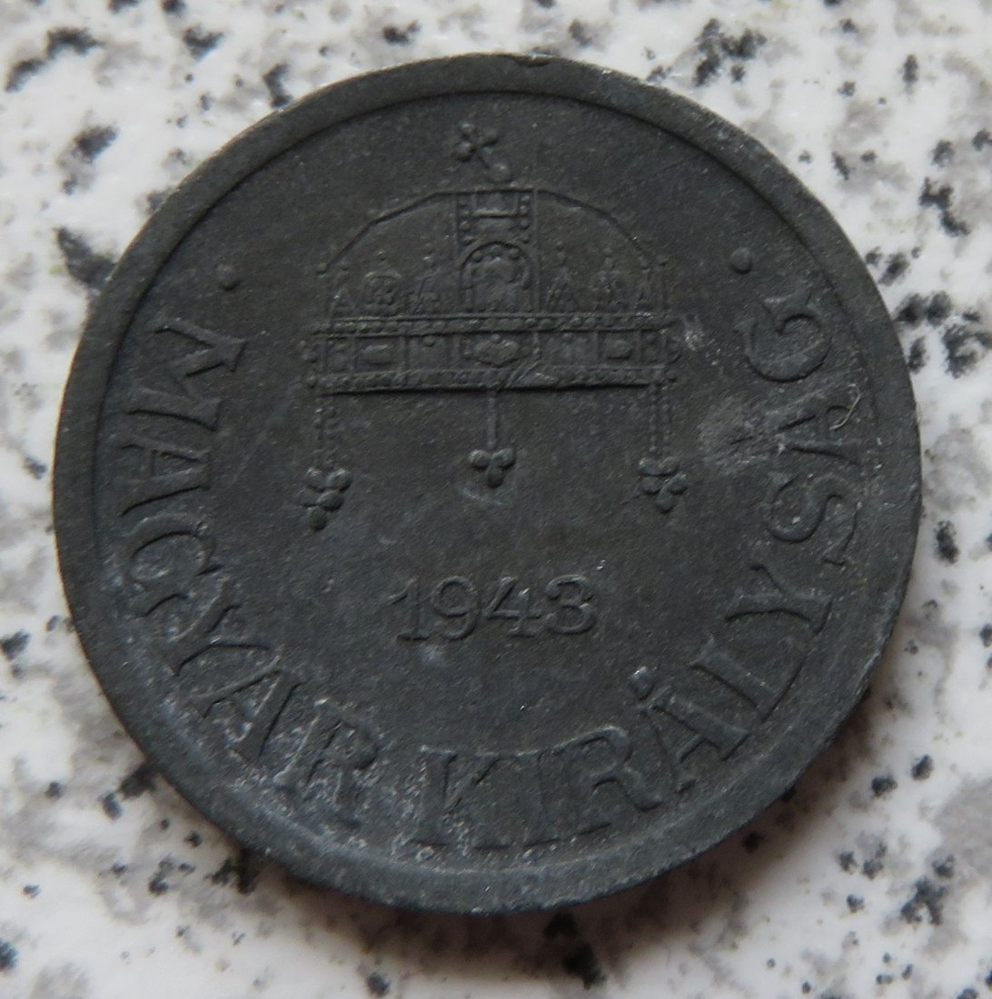  Ungarn 2 Filler 1943   