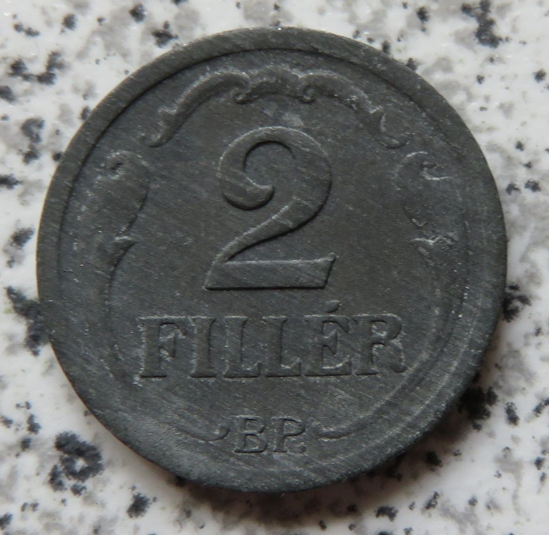  Ungarn 2 Filler 1943   