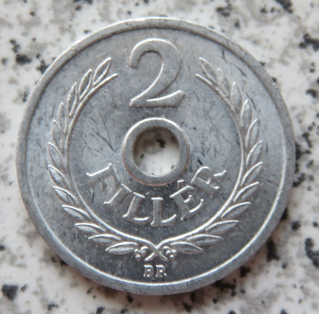  Ungarn 2 Filler 1963   