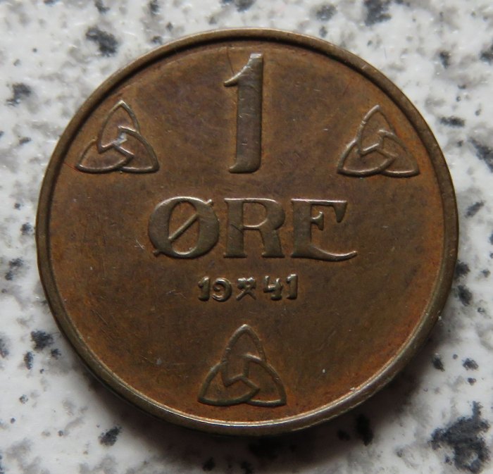  Norwegen 1 Öre 1941   
