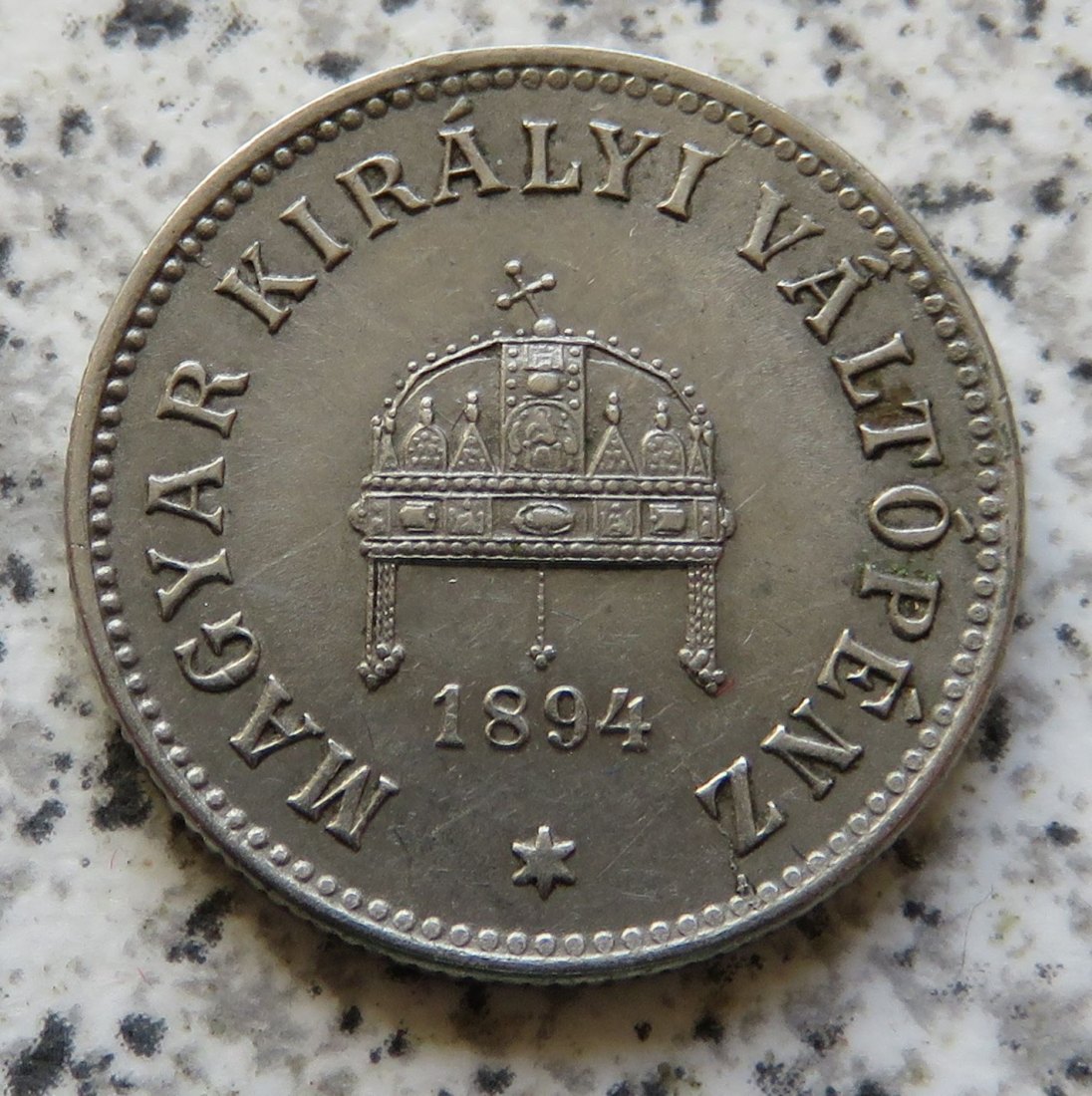  Ungarn 10 Filler 1894   