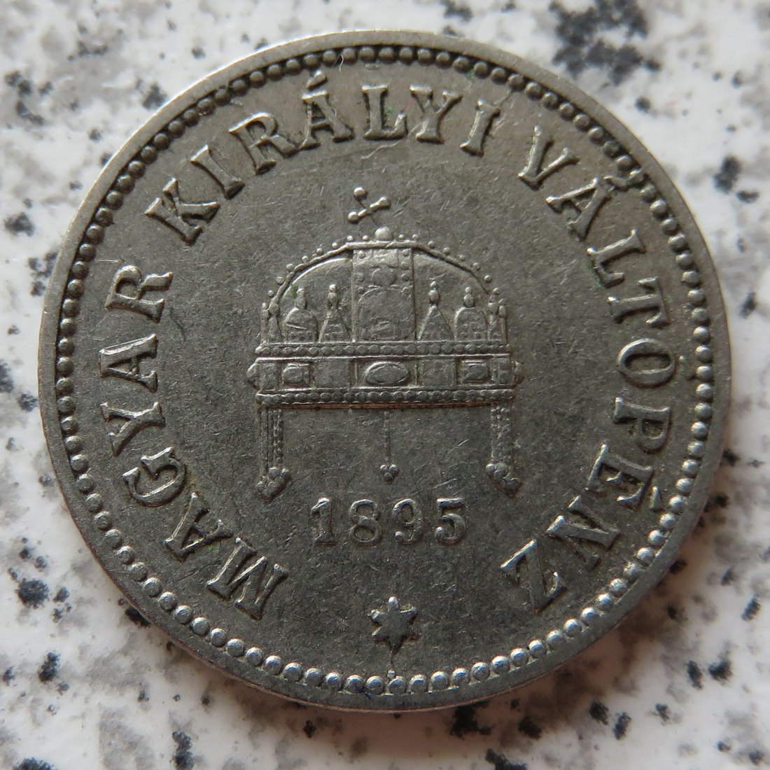  Ungarn 10 Filler 1895   