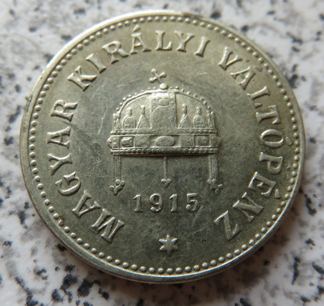  Ungarn 10 Filler 1915   