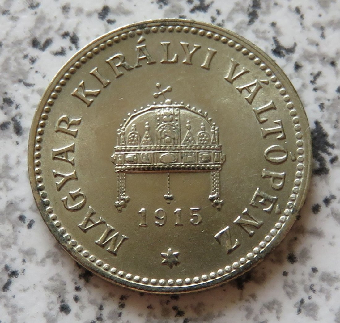 Ungarn 10 Filler 1915   