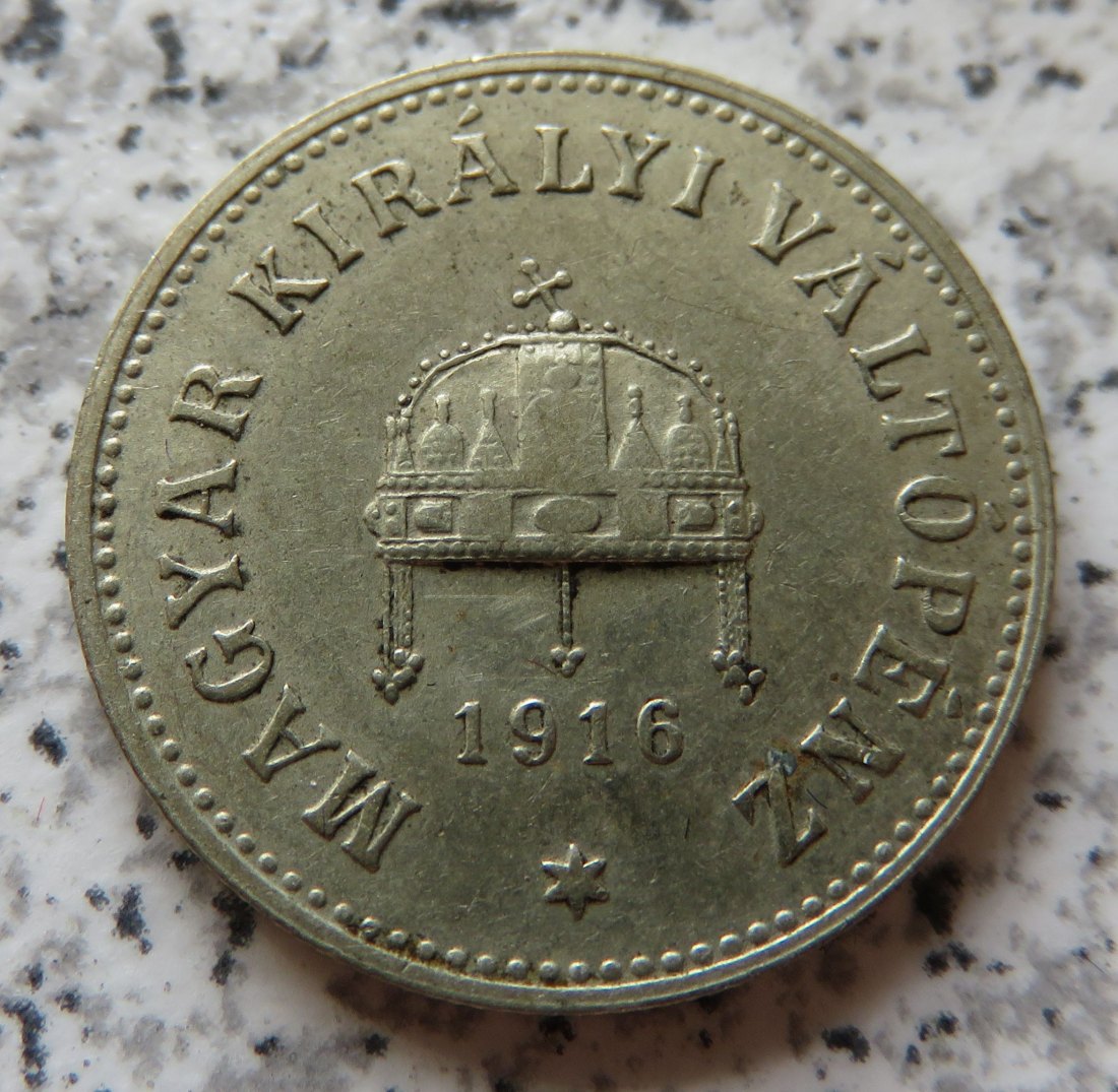  Ungarn 10 Filler 1916   