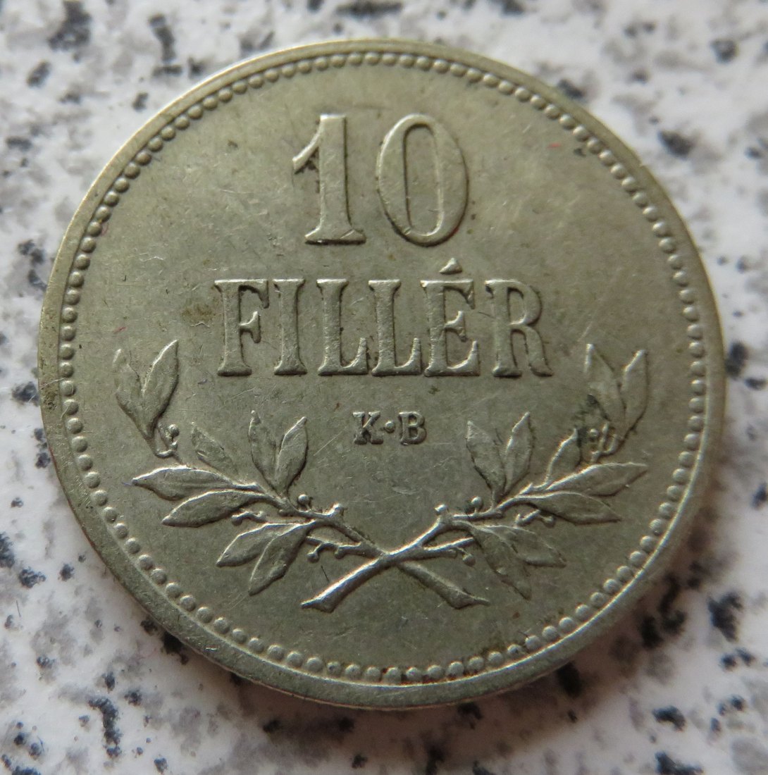  Ungarn 10 Filler 1916   