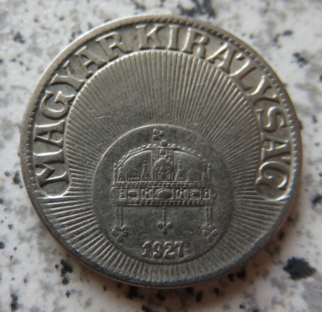  Ungarn 10 Filler 1927   