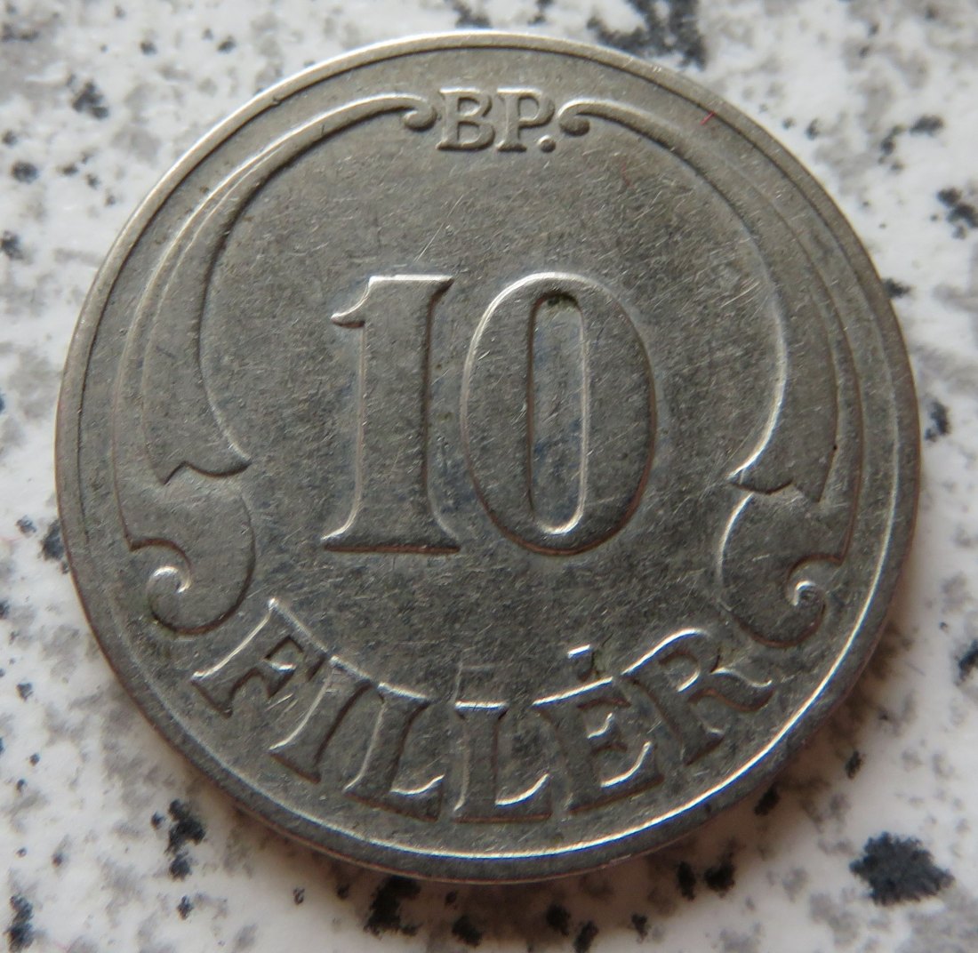  Ungarn 10 Filler 1927   