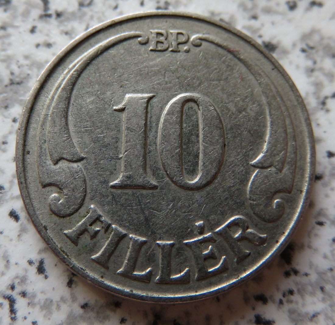  Ungarn 10 Filler 1938   