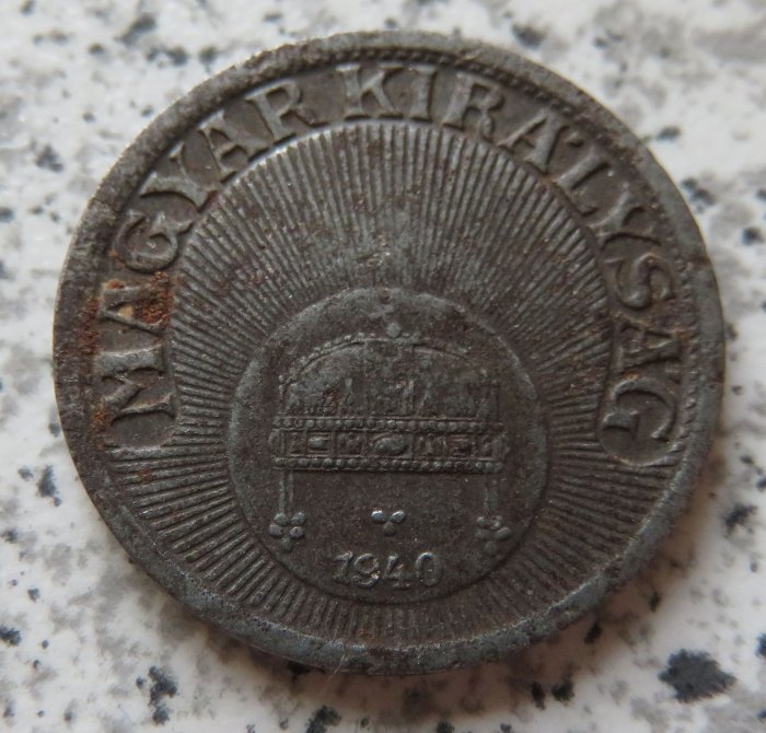  Ungarn 10 Filler 1940   