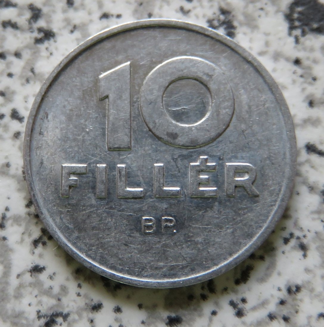  Ungarn 10 Filler 1968   