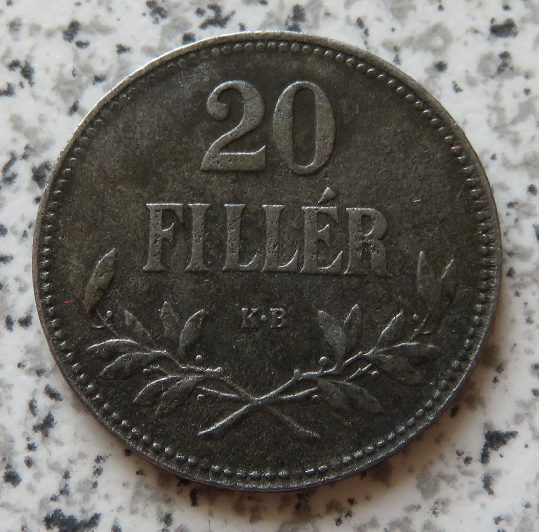  Ungarn 20 Filler 1916   