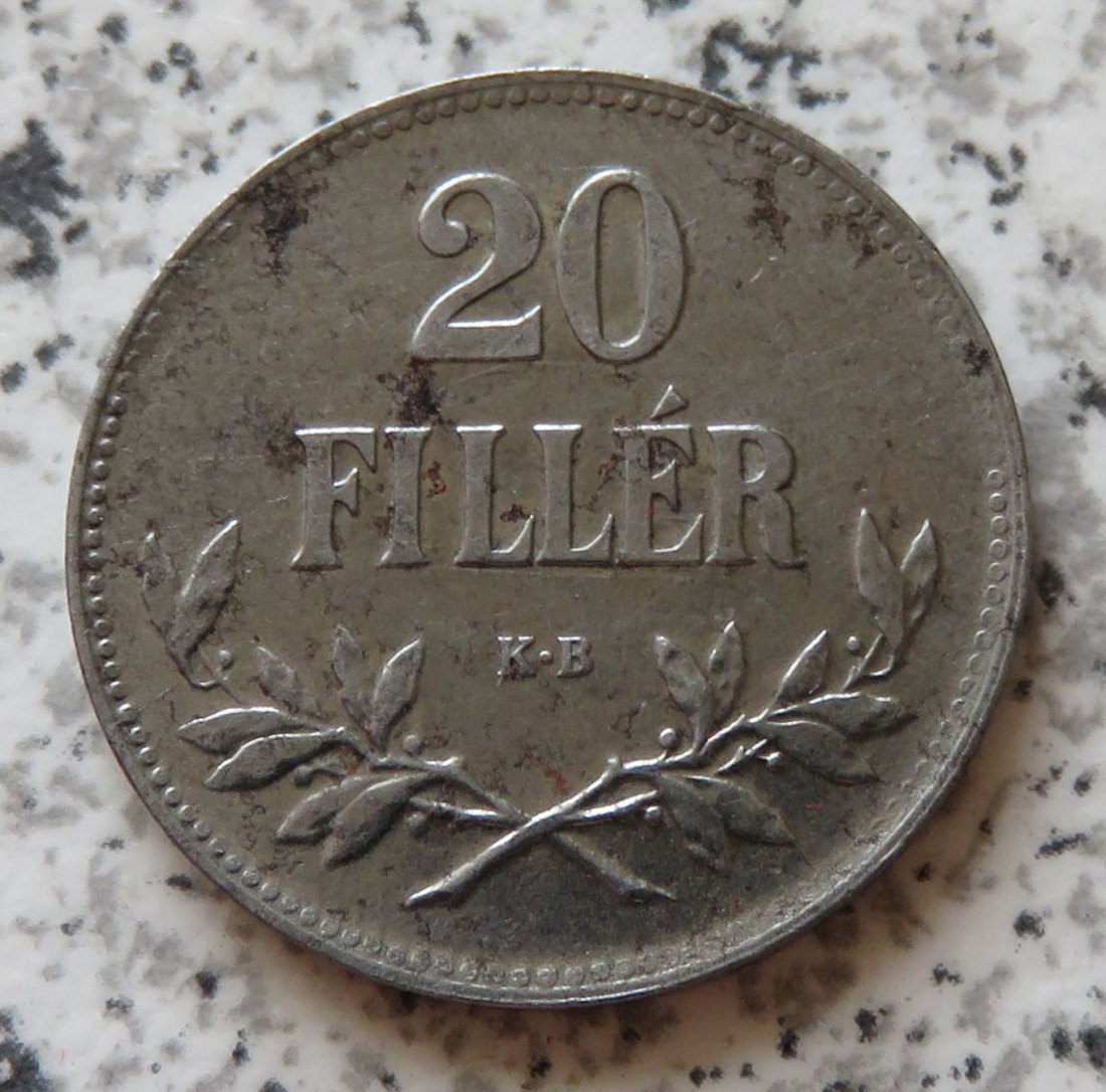  Ungarn 20 Filler 1920   