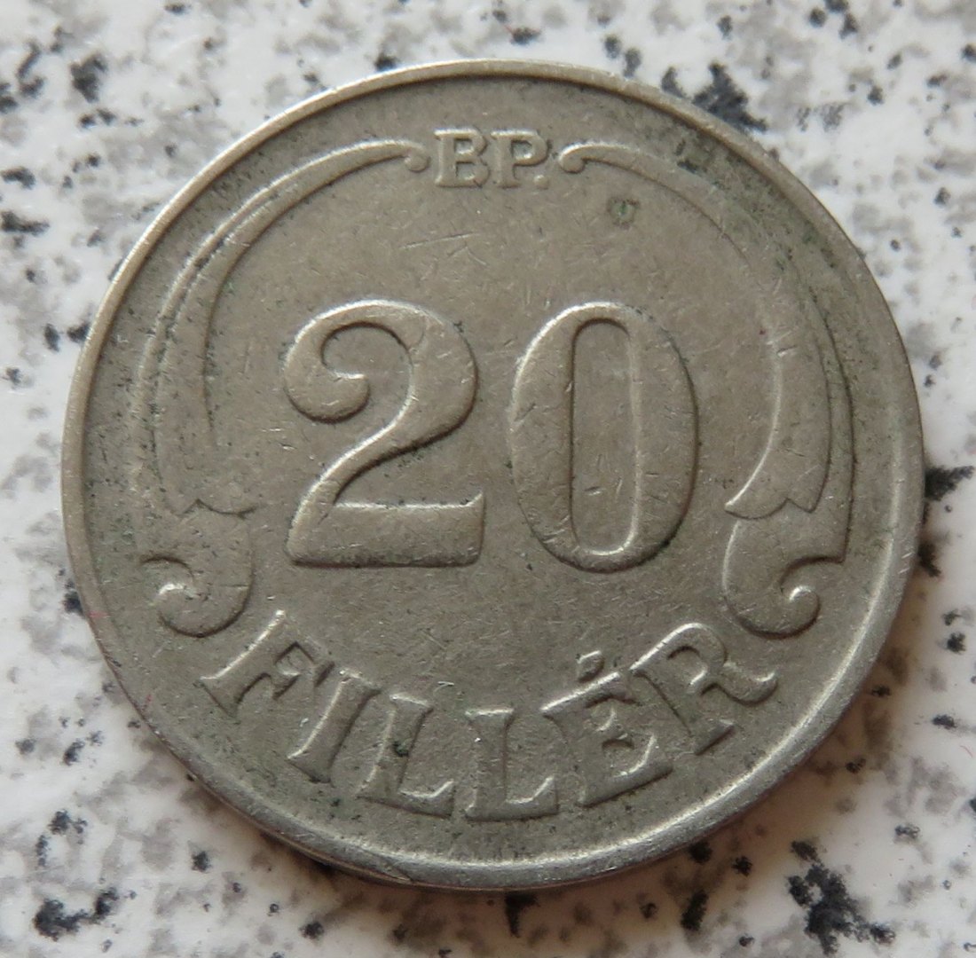  Ungarn 20 Filler 1926   