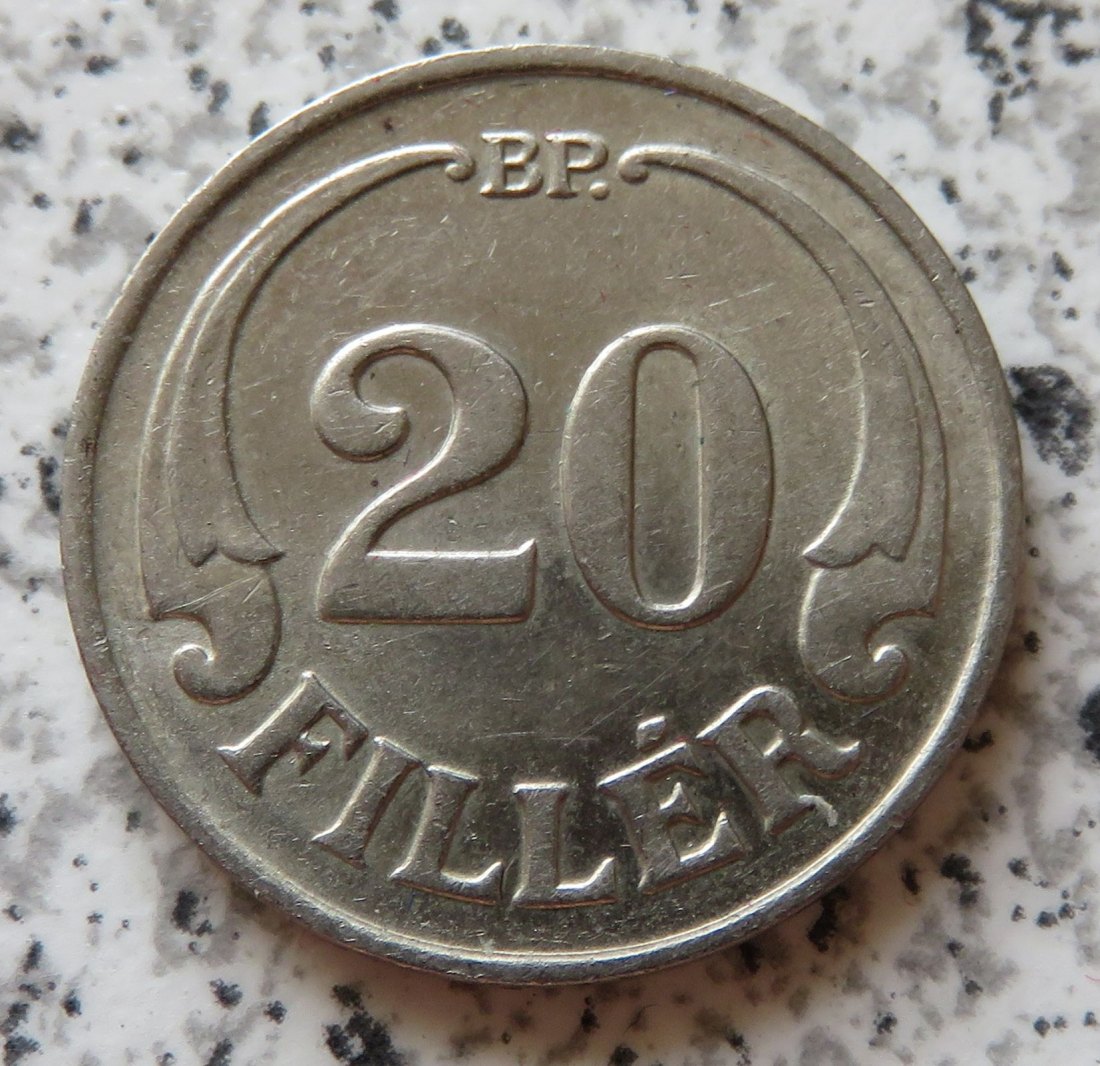 Ungarn 20 Filler 1938   