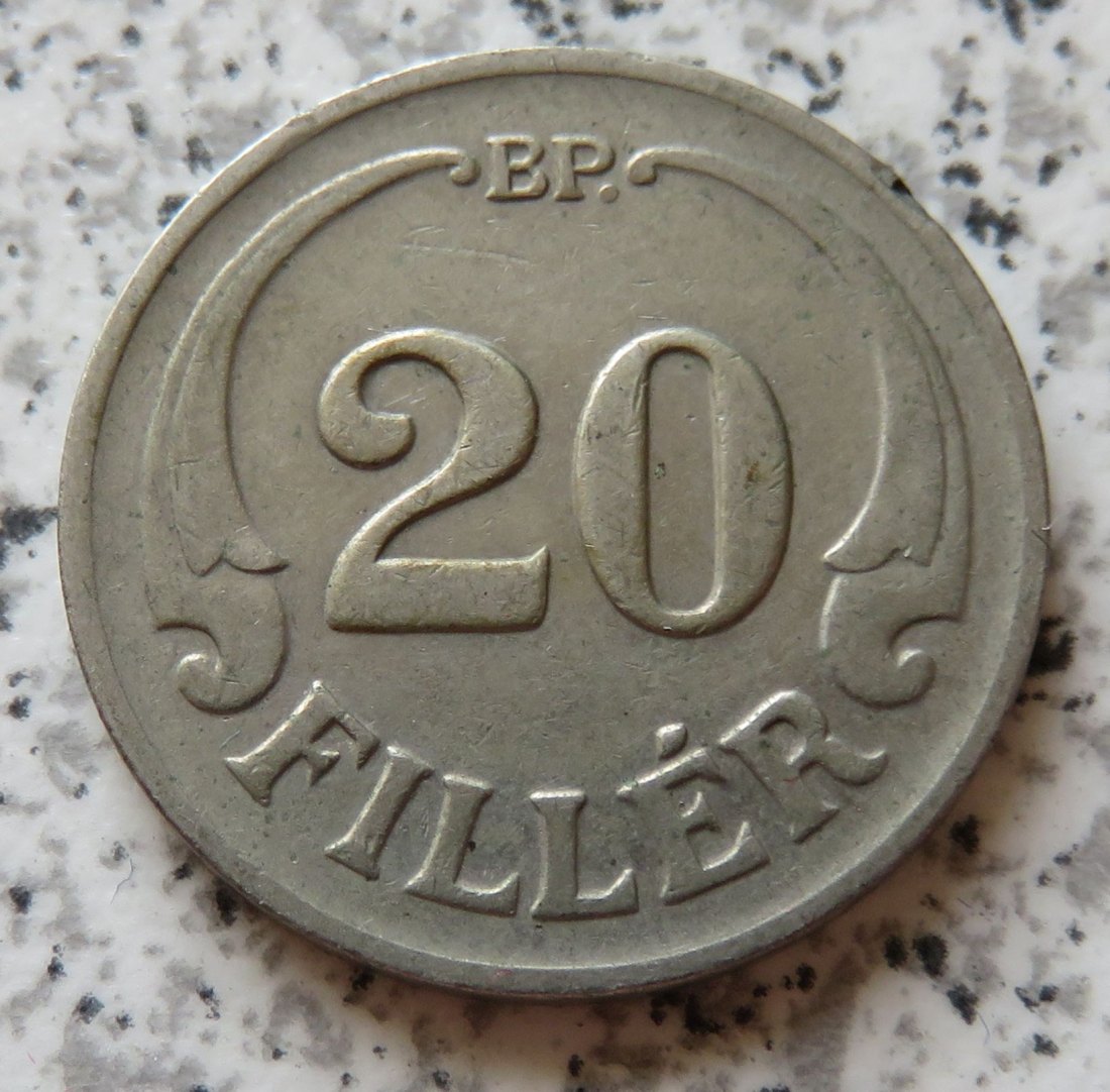  Ungarn 20 Filler 1938   