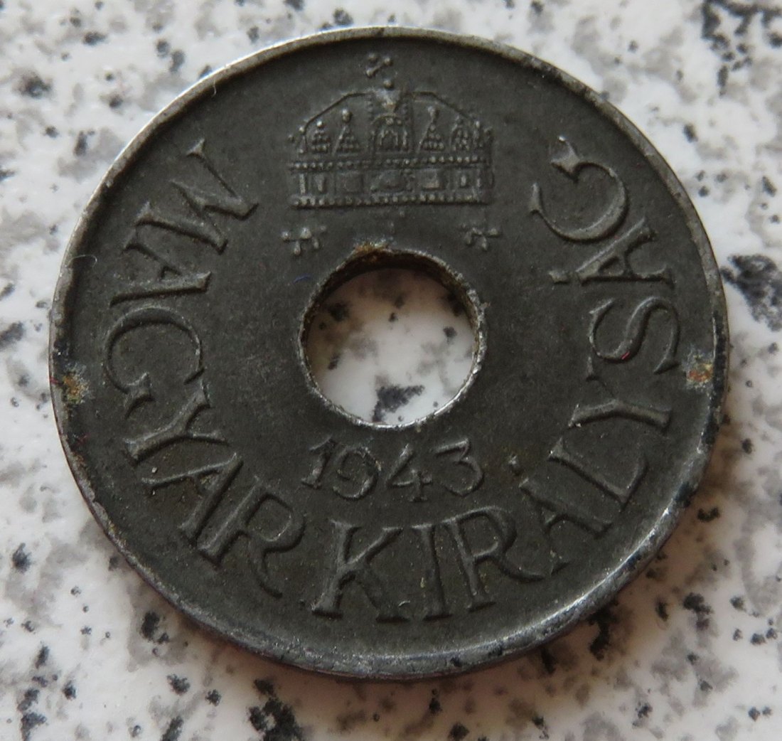  Ungarn 20 Filler 1943   