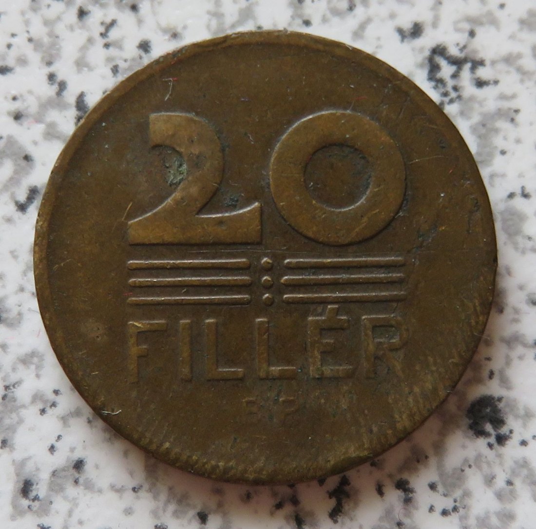  Ungarn 20 Filler 1947   