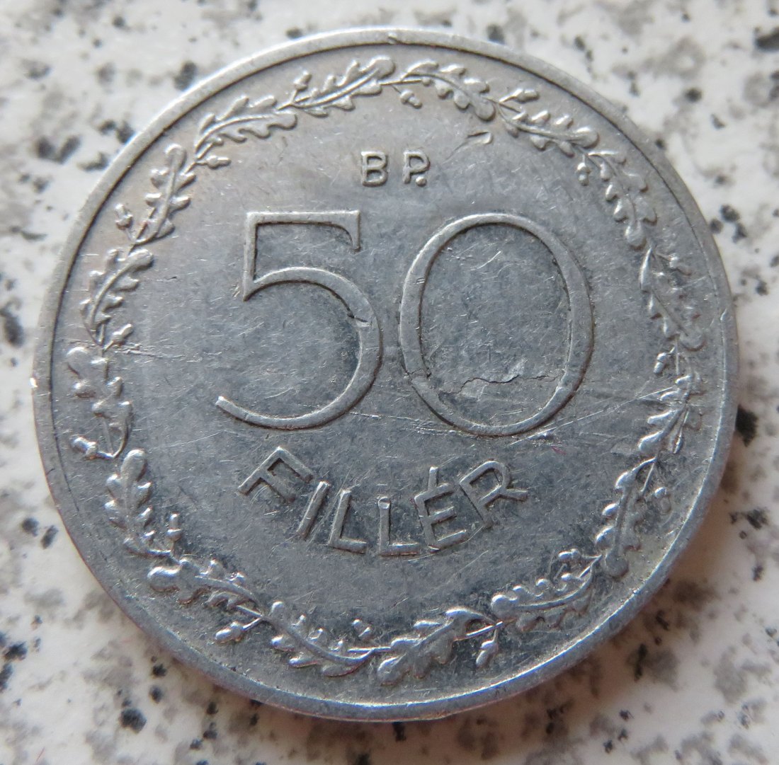  Ungarn 50 Filler 1953   
