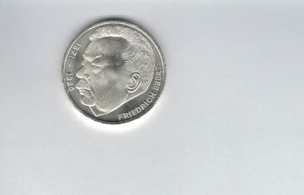  5 Mark 1975 J Friedrich Ebert silber 7g fein BRD Deutschland Spittalgold9800 (4601/12   
