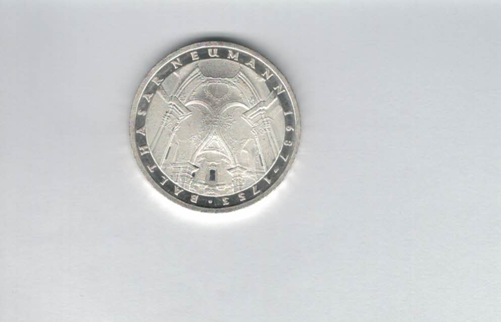  5 Mark 1978 F Balthasar Neumann silber 7g fein BRD Deutschland Spittalgold9800 (4601/15   
