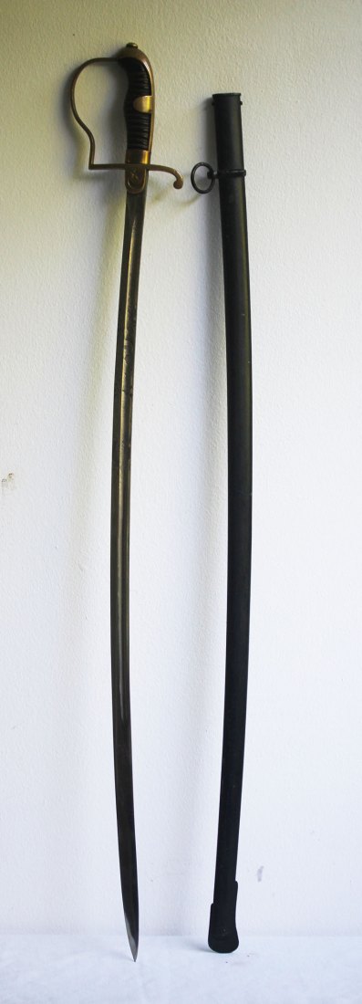 Osmanischer Offizierssäbel mit Halbmond und Stern