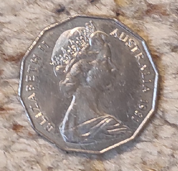  Australien 50 Cents 1981, Hochzeit von Prinz Charles und Lady Diana   