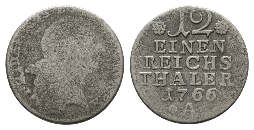  Altdeutschland, Kleinmünze 1766   