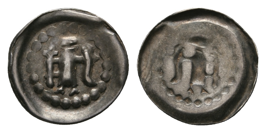  Mittelalter, Pfennig; 0,42 g   