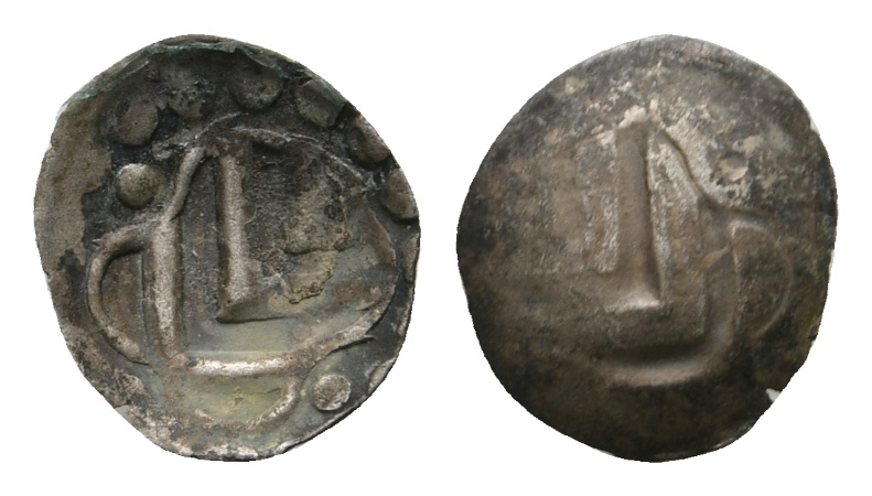  Mittelalter, Pfennig; 0,17 g   