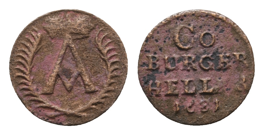 Altdeutschland; Kleinmünze 1681   
