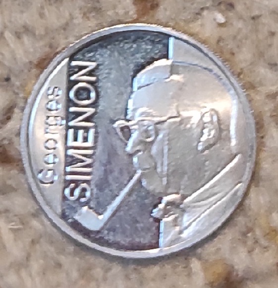  Belgien 10 € 2003, SILBER, 100. Geburtstag von Georges Simenon   