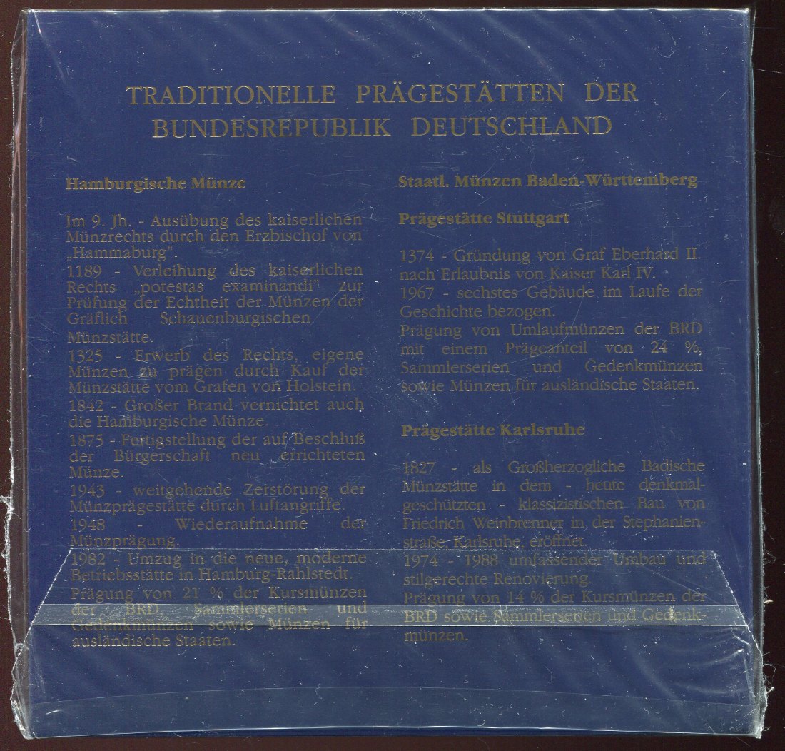  BRD 5x 10 DM Silbergedenkmünzen in Spiegelglanz 750 J. Katharinenkloster OVP   