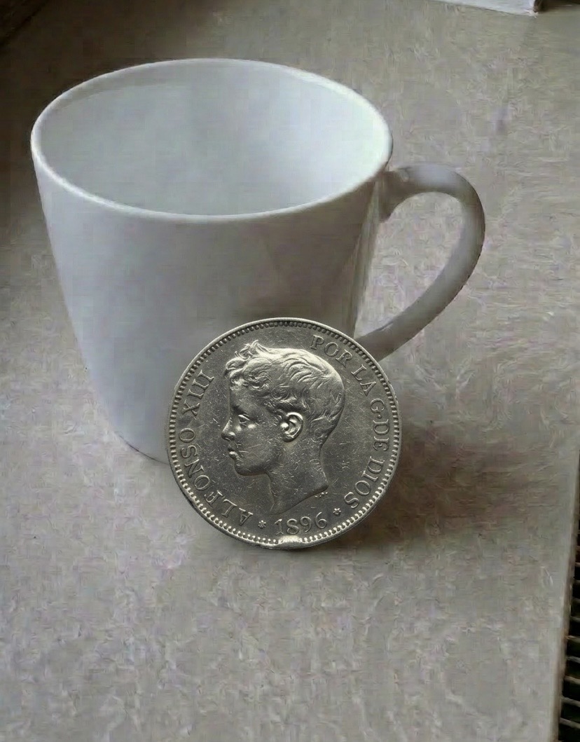 5 Pesetas Alfonso XIII. 1896
